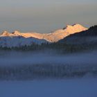 Abendnebel über dem Eibsee