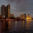 Abendpanorama in der Manila Bucht, Philippinen