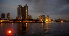 Abendpanorama in der Manila Bucht, Philippinen