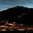 Abendpanorama Zillertal Blick auf Fügen