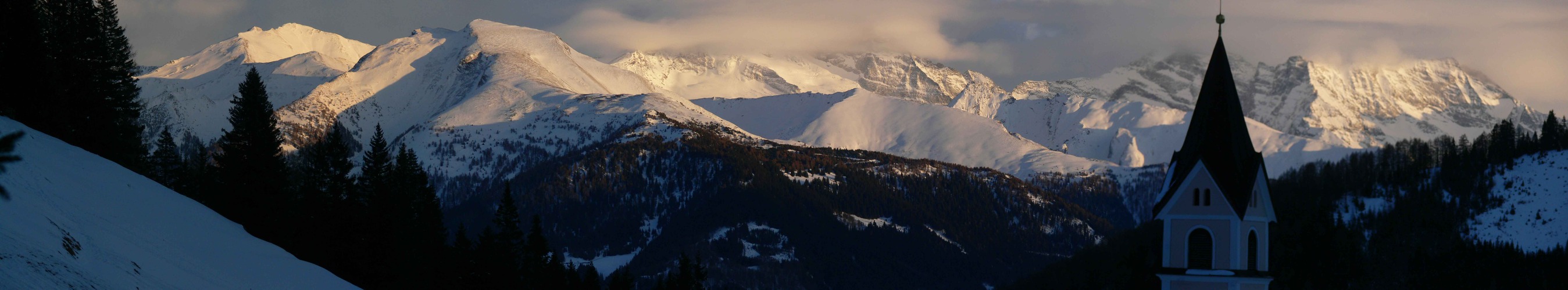 Abendpanorama Zillertaler Alpen