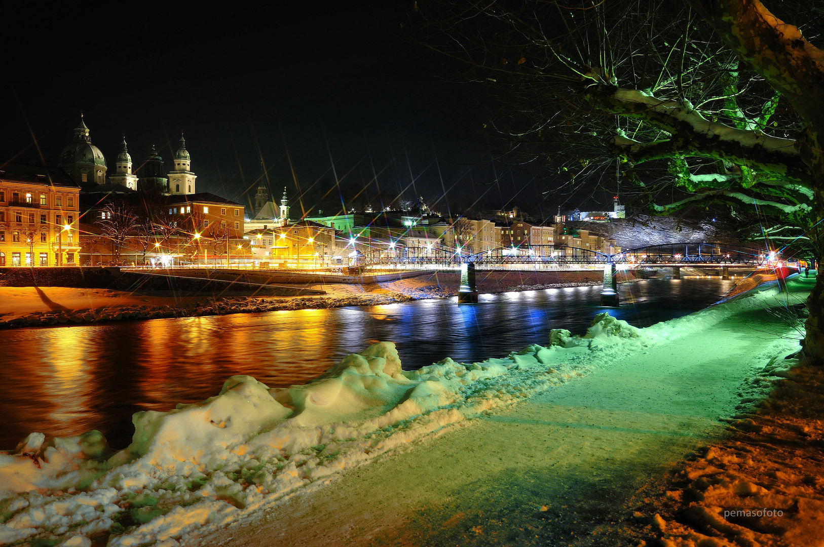 "Abendrendezvous am Fluss" (Salzburg)