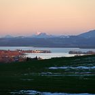 Abendröte am bayerischen Meer