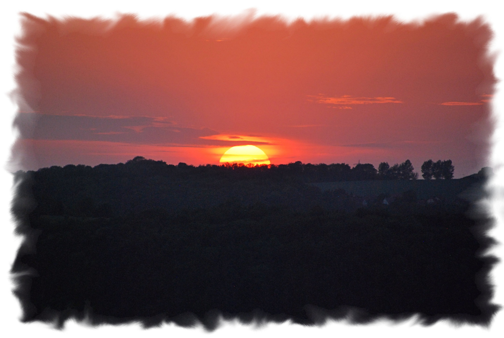 Abendröte über Jena