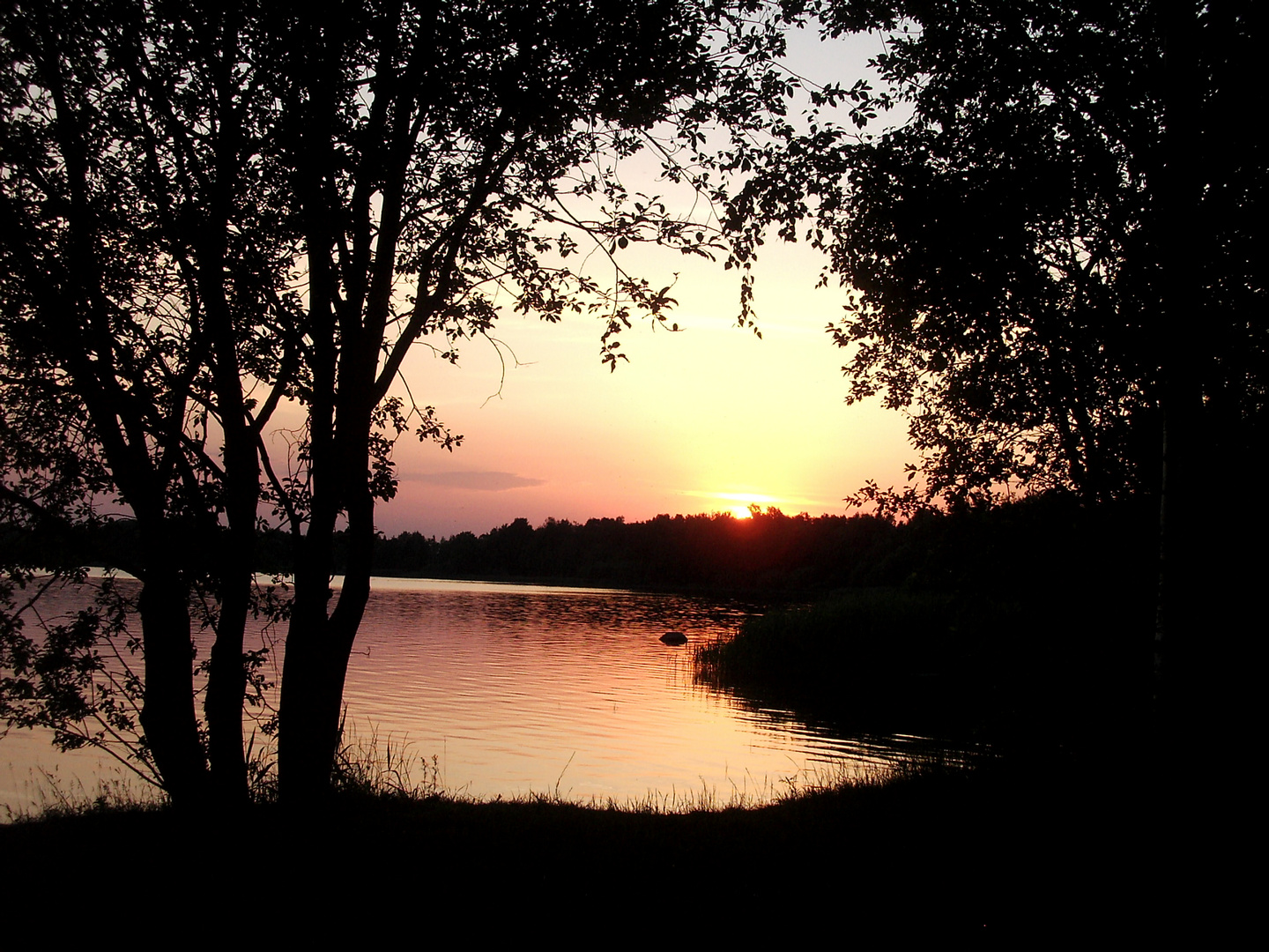 Abendromantik am Stausee Quitzdorf