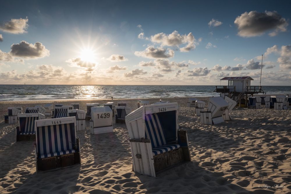 Abendromantik am Strand vor Westerland