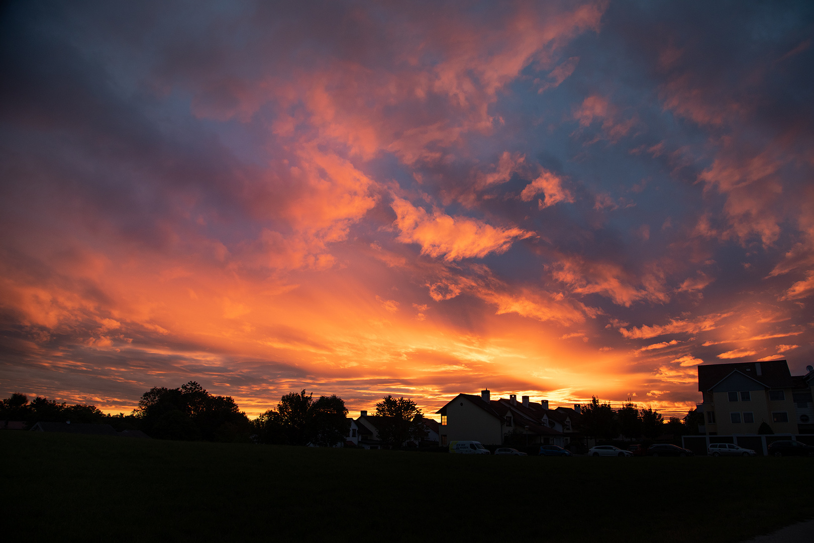 Abendrot Foto & Bild sonnenuntergang, wolken, natur Bilder auf