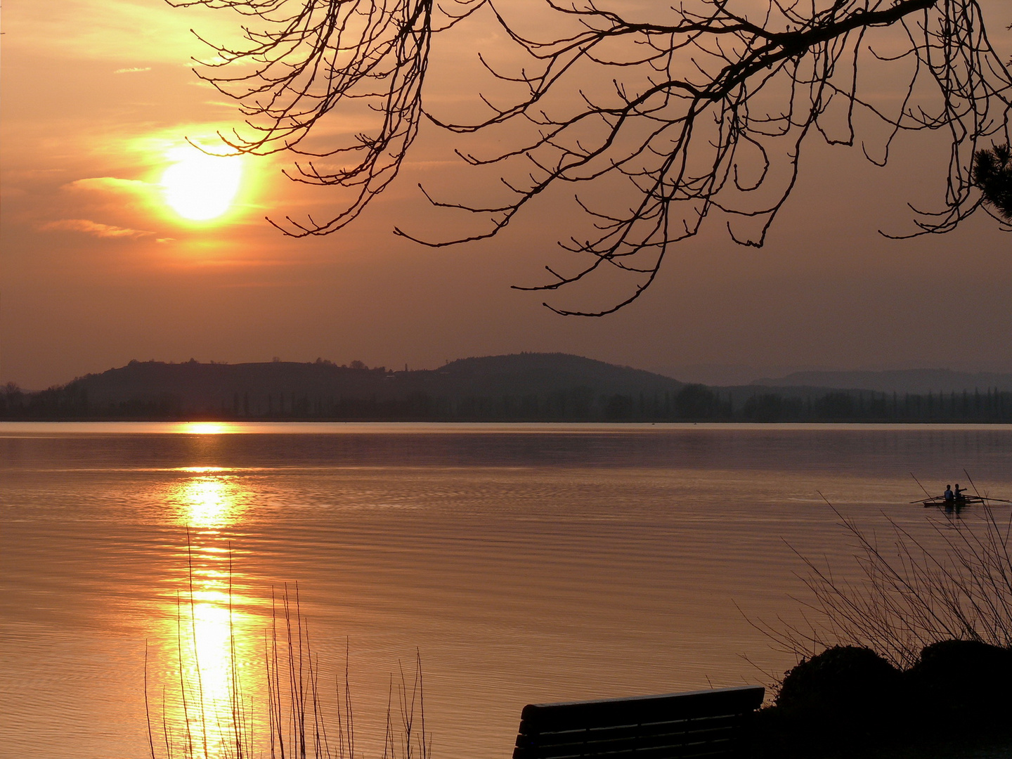 Abendrot am Bodensee