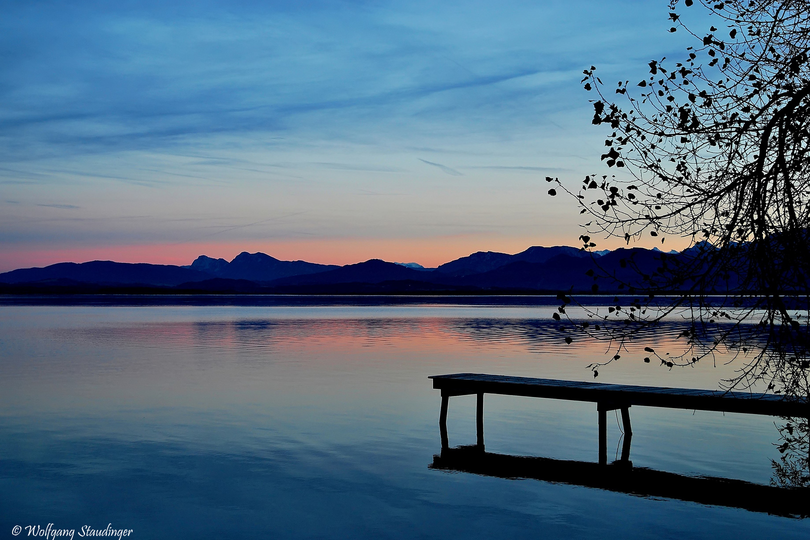 Abendrot am Chiemsee