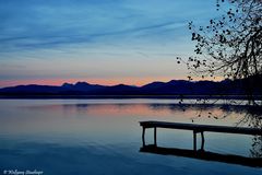 Abendrot am Chiemsee