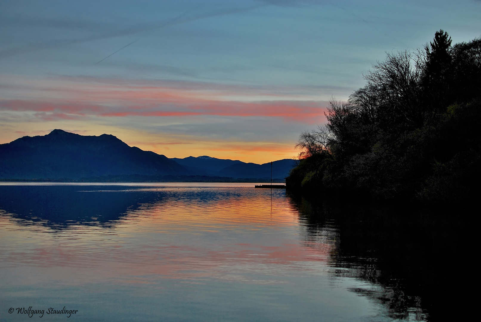 Abendrot am Chiemsee (2)