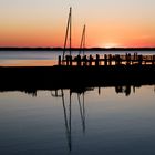 Abendrot am Chiemsee