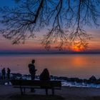 Abendrot am Chiemsee