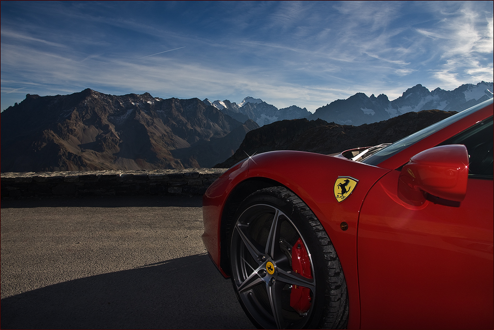 "Abendrot" am Col de Galibier