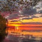 Abendrot am grossen Müggelsee