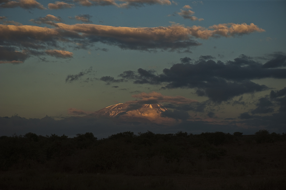 Abendrot am Kilimanjaro