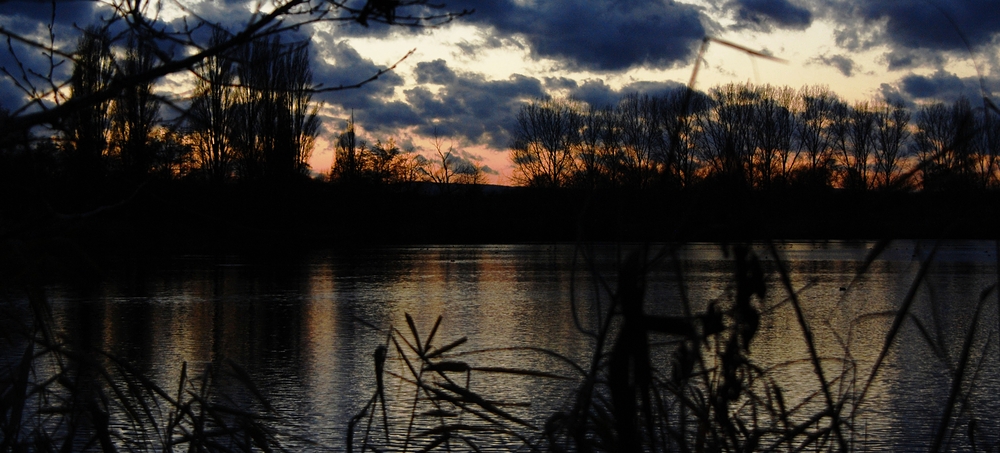 Abendrot am Kräppelweiher