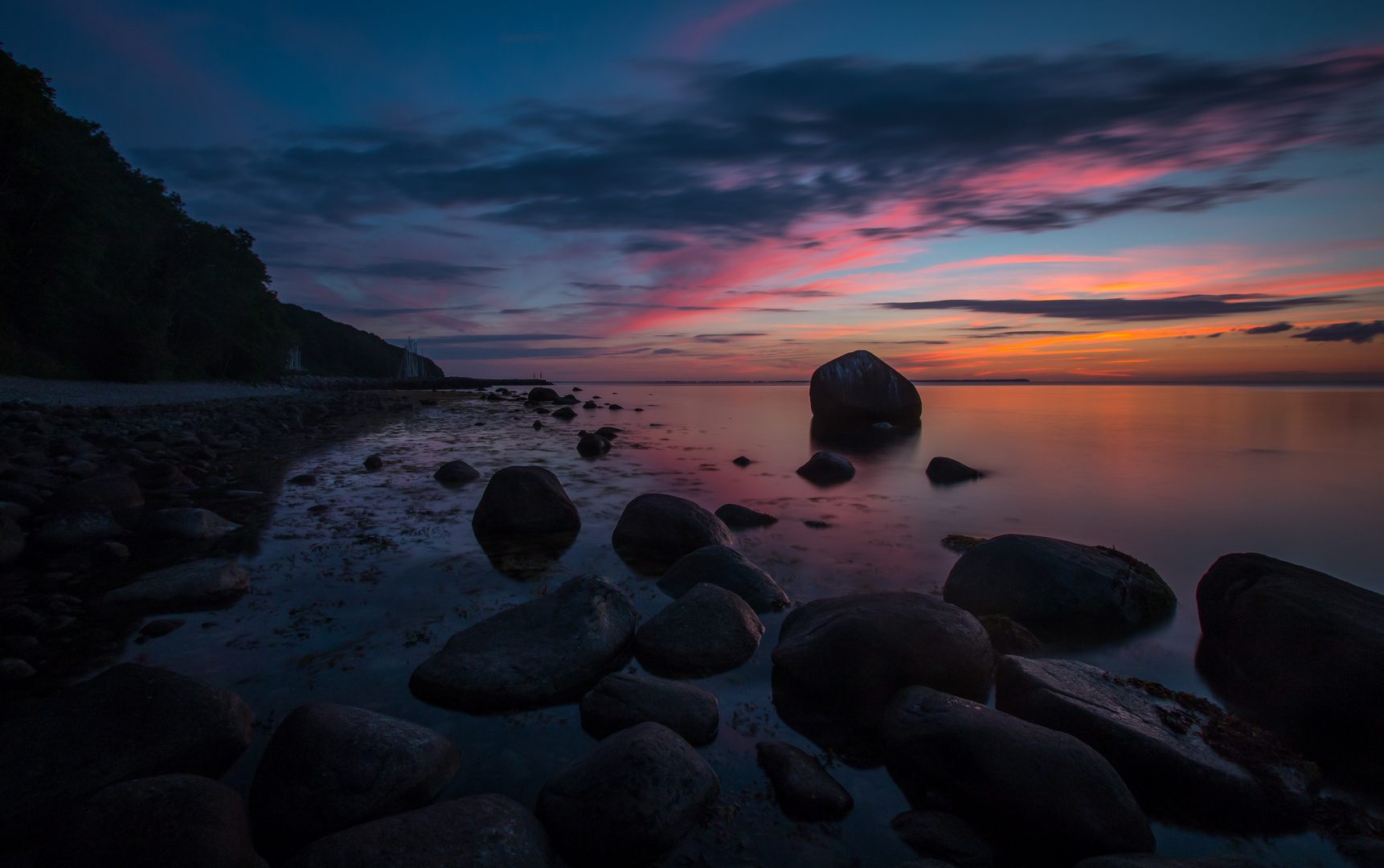 Abendrot am Meer