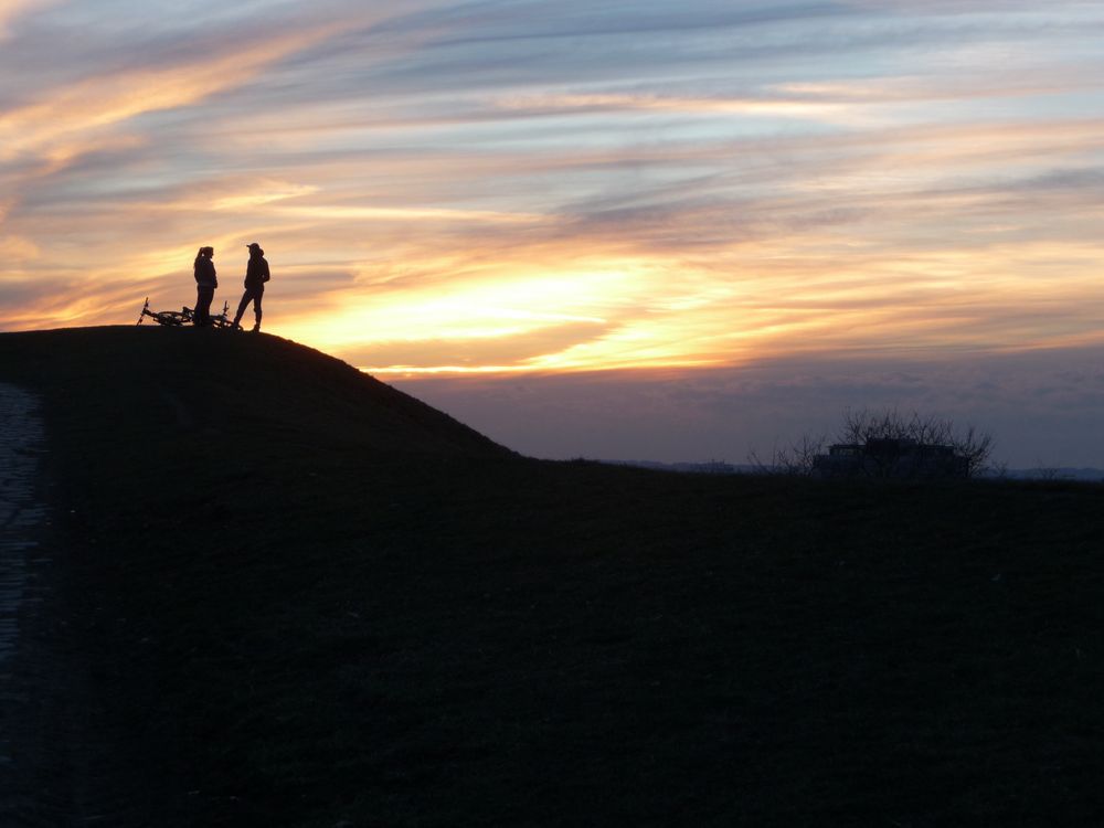 Abendrot am Olympiaberg