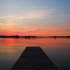 Abendrot am Plöner See