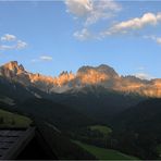 Abendrot am Rosengarten