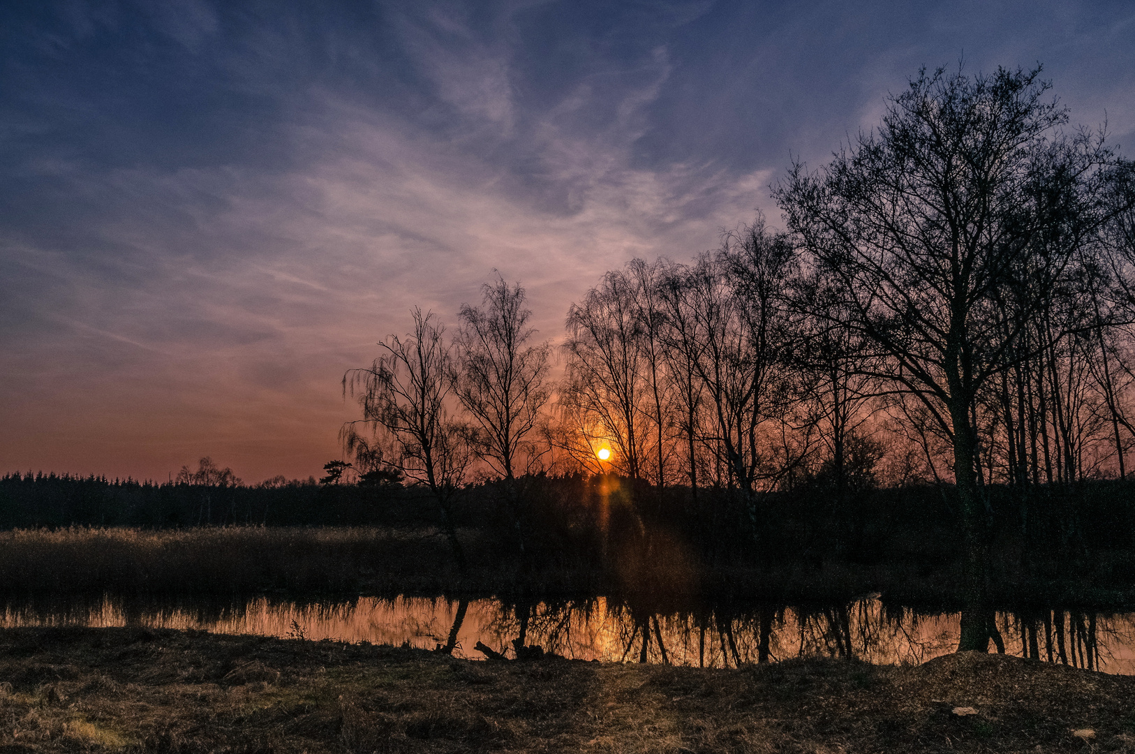 Abendrot am Ryck