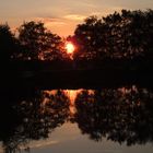 Abendrot am See