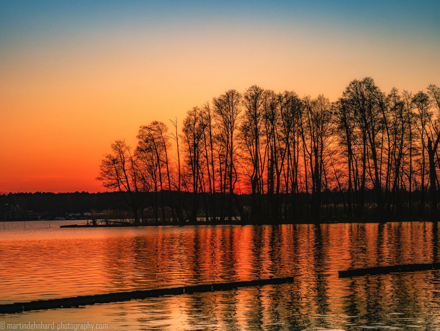 Abendrot am See