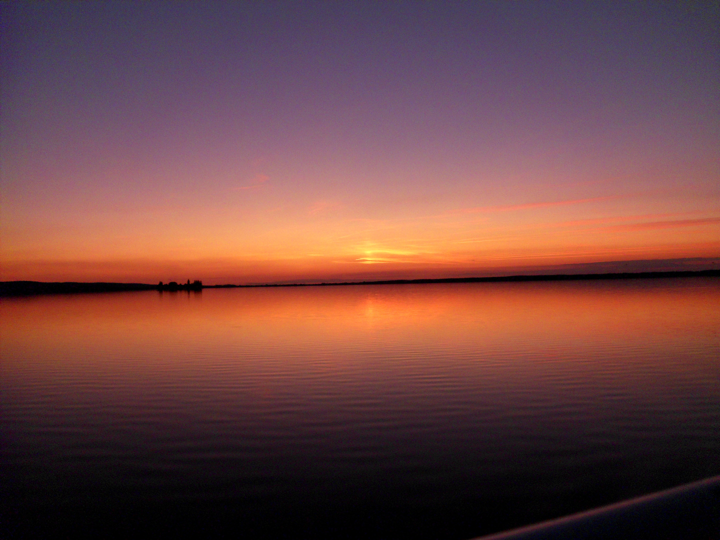 Abendrot Am Steinhudermeer