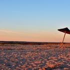 Abendrot am Strand