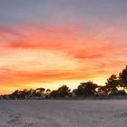 Abendrot am Strand