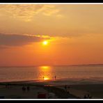 Abendrot am Strand von Utersum auf Föhr