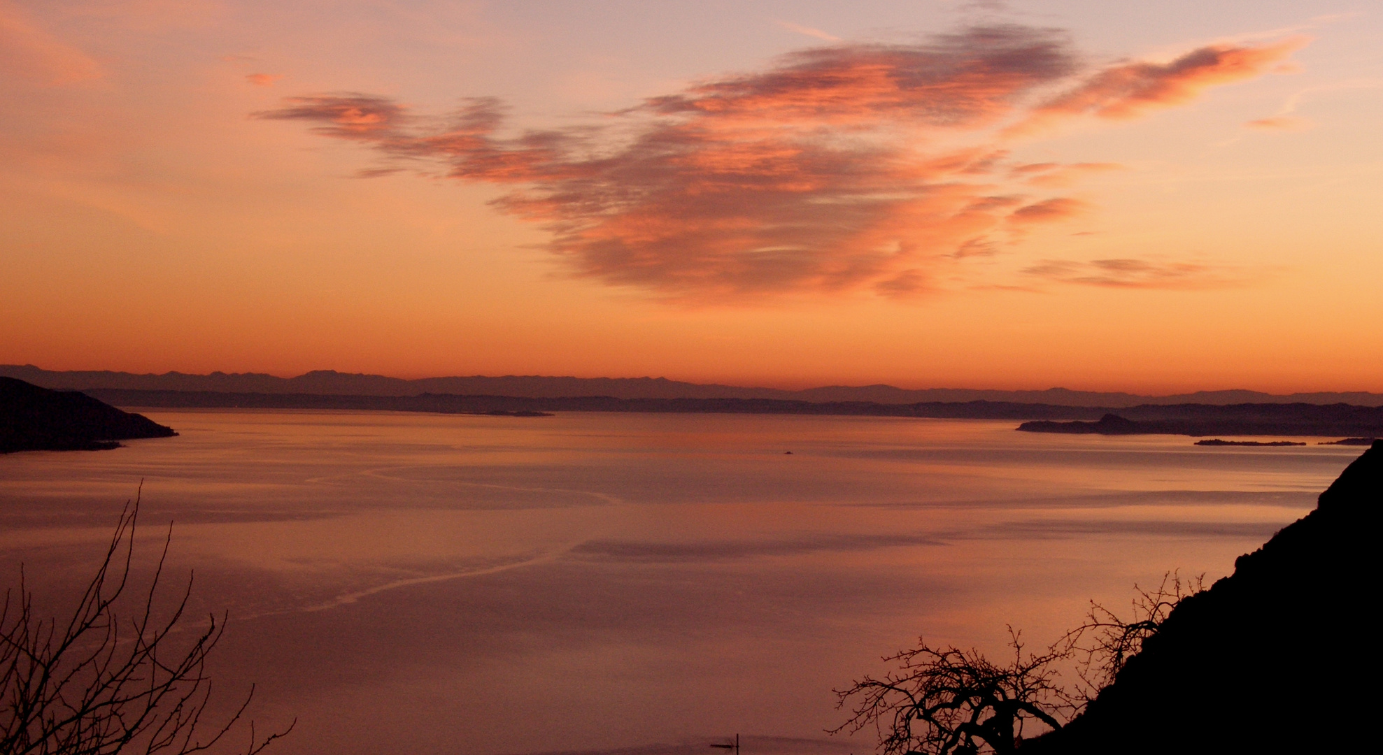 Abendrot am Westufer 2