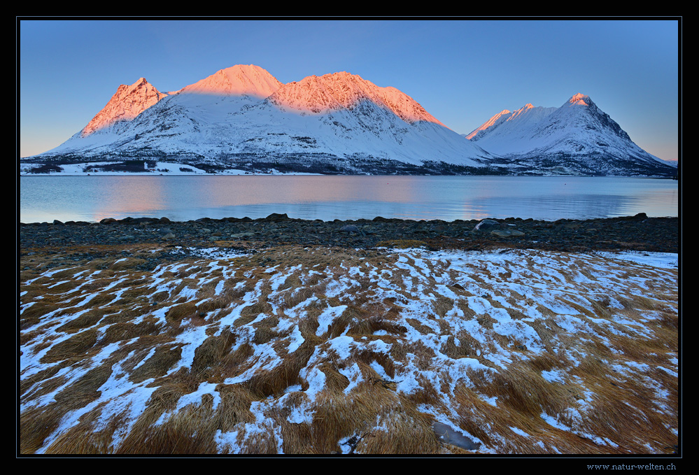 Abendrot an den Lyngen Alps