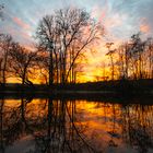 Abendrot an der Enz