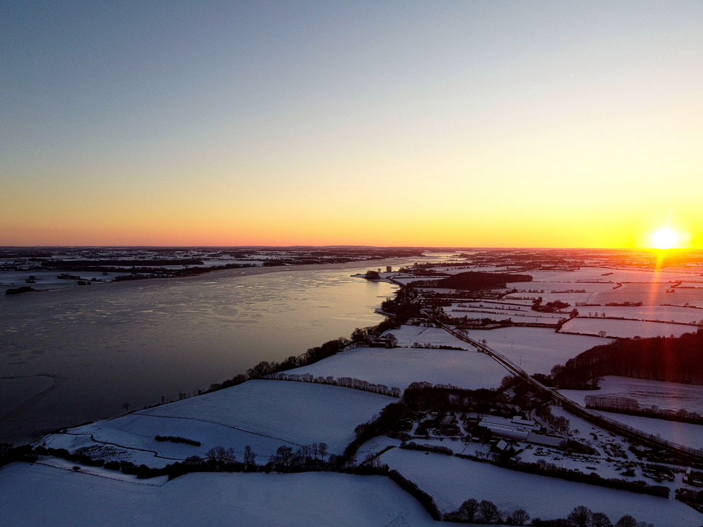 Abendrot an der Schlei