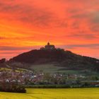 Abendrot an der Wachsenburg