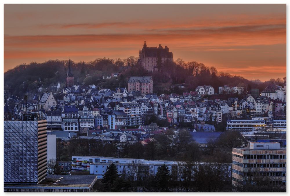 Abendrot anstatt Osterfeuer