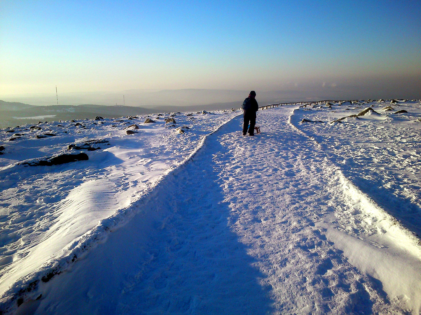 AbendRot auf dem Brocken