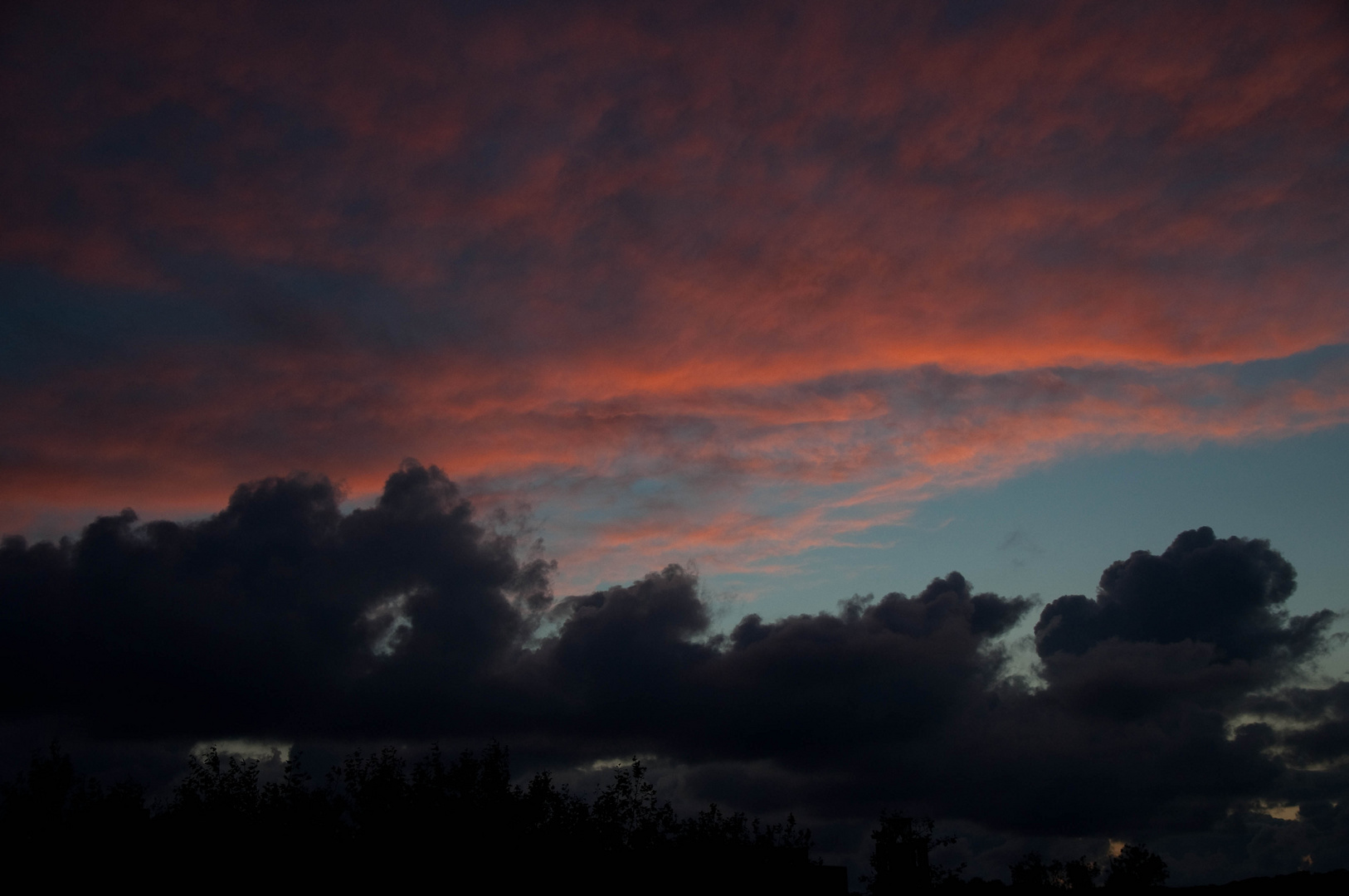 Abendrot auf der Insel