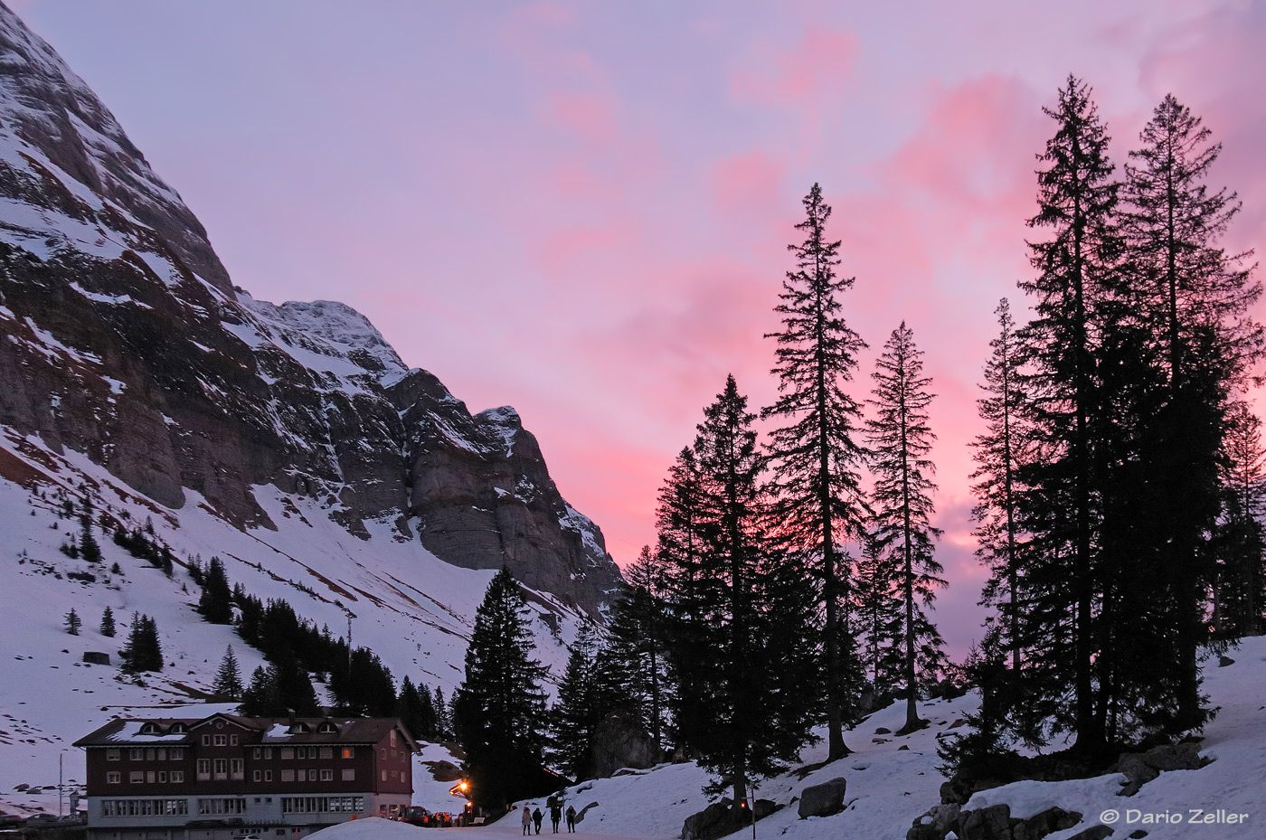 Abendrot auf der Schwägalp