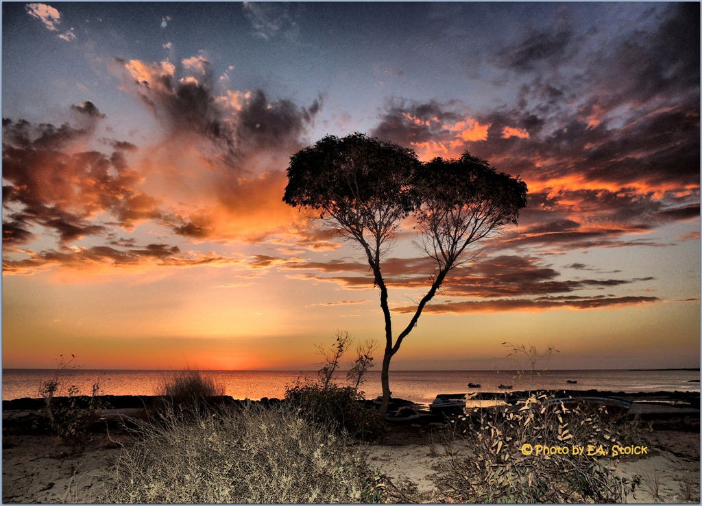 Abendrot auf Djerba