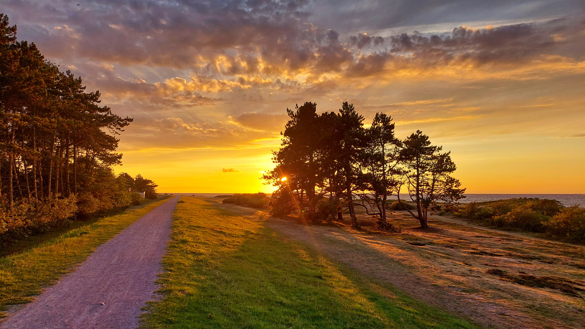 Abendrot auf Fehmarn