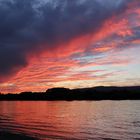 Abendrot bei Heidenfahrt am 22.08.12