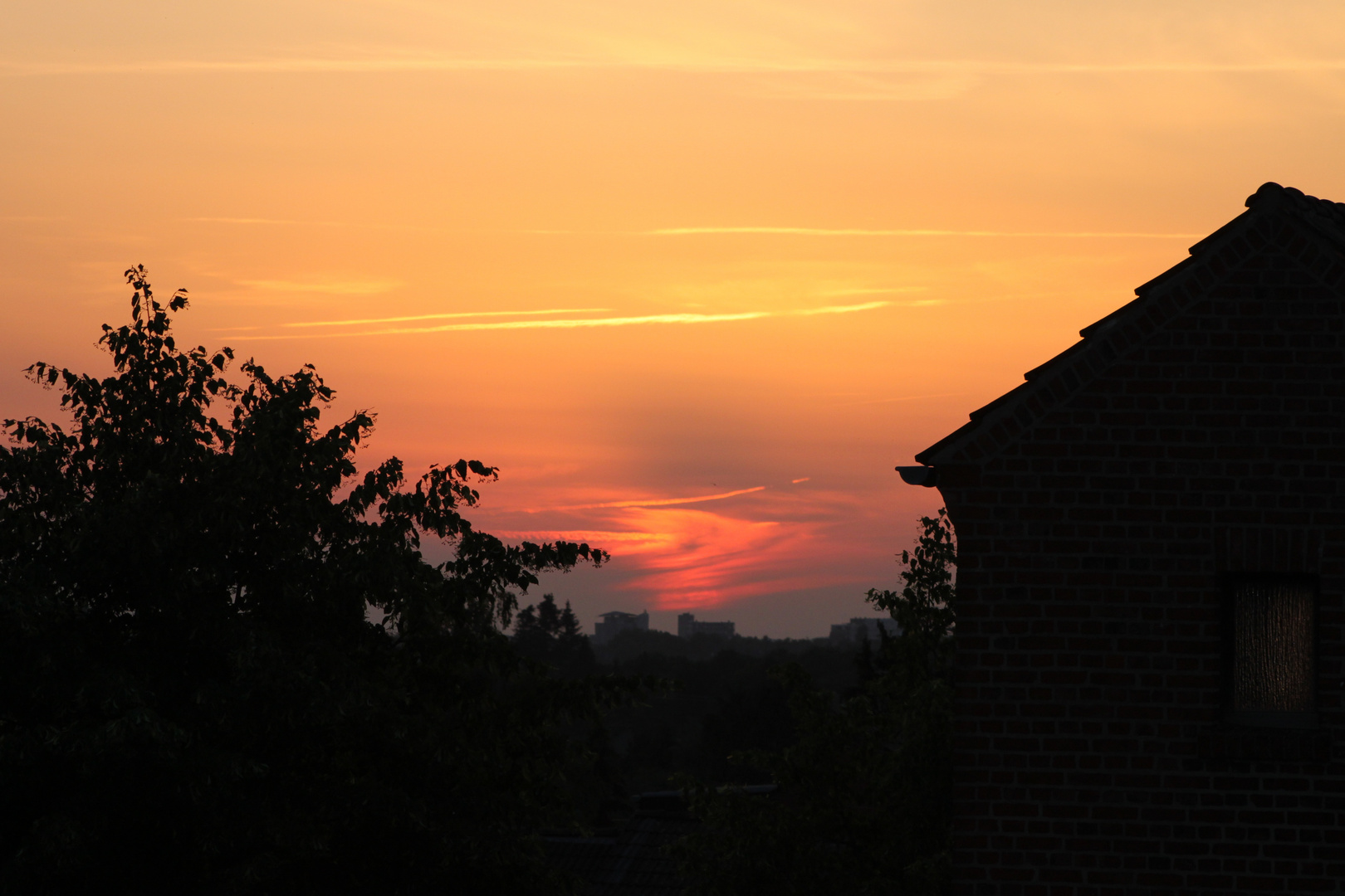 Abendrot beim Abendbrot