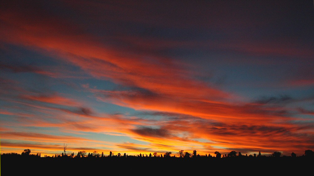 Abendrot beim Ayers Rock