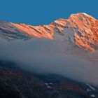 Abendrot Eiger 24.08.2007