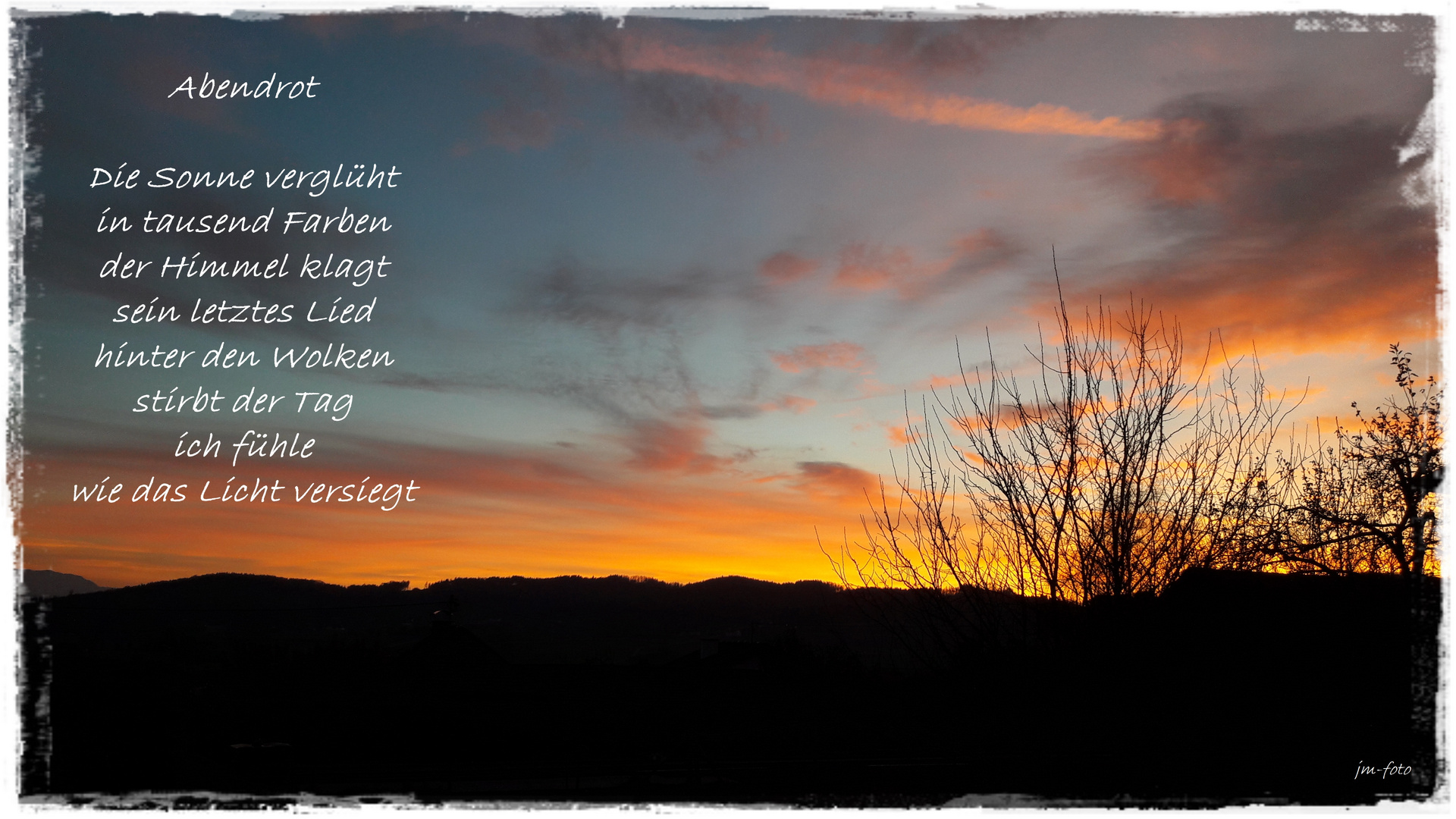 Abendrot Foto & Bild spruch und bilder, himmel, natur Bilder auf