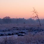 Abendrot im Eis-Moor