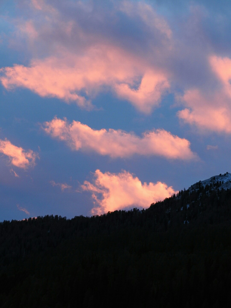 Abendrot im Engadin